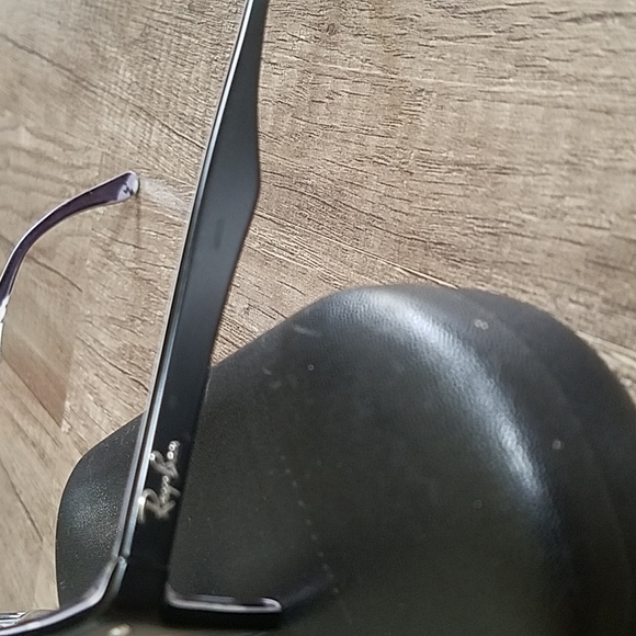 Ray Ban Thick Black Lensed Matte Black Camouflage Texture Unisex Eyeglasses - Picture 6 of 10